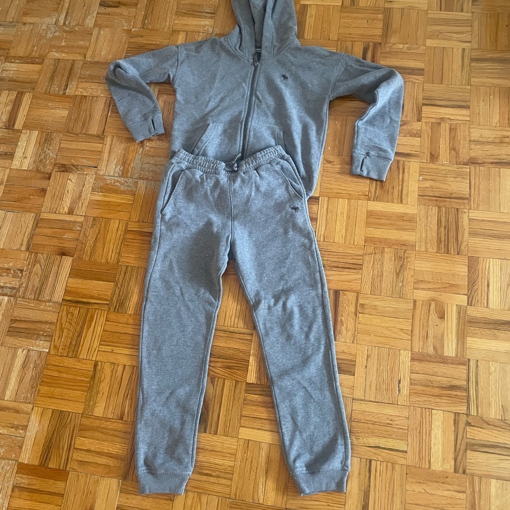 Abercrombie Kids Heather Gray Sweatsuit